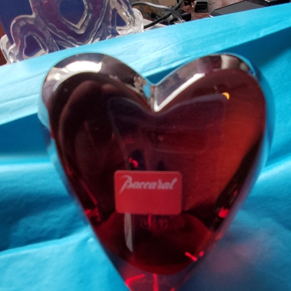 Baccarat Red Heart "Vintage" - Picture 3 of 7